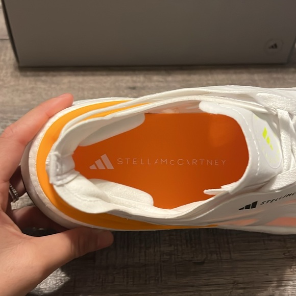 NWT Adidas by Stella McCartney Ultraboost 5 Shoes - White/Orange - IE8770 - Picture 13 of 17